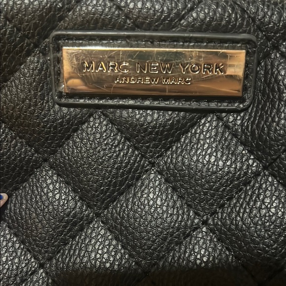 Marc New York Andrew Marc Black Quilted Leather Belt Bag - Picture 3 of 14